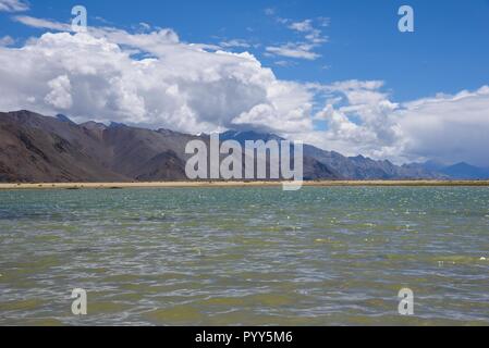 Magica Pangong Tso Foto Stock