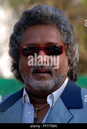 Commerciante indiano Vijay Mallya, Mahalaxmi Race Course, Mumbai, Maharashtra, India, Asia Foto Stock