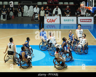 Asian Para Giochi 2018 - sedia a rotelle Basket Foto Stock