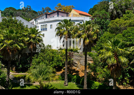 Sub-tropicale giardino delle terme Caldas de monchique Monchique, Algarve, PORTOGALLO Foto Stock