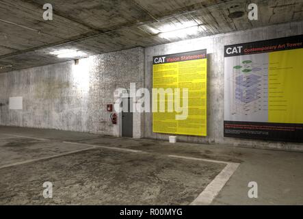 Wien, Flakturm, Kunstdepot des MAK - Vienna, Flak Tower, deposito di arte del Museo di Arti Applicate Foto Stock