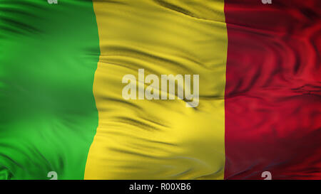 MALI realistico sventola Bandiera sfondo Foto Stock