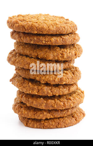 Croccante di pane appena sfornato, sciroppo di melassa e biscotti di avena. Foto Stock