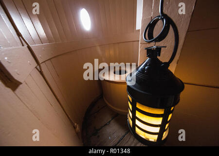 La HMS Victory, Lord Nelson nave ammiraglia nella Battaglia di Trafalgar, ora un museo nave in Portsmouth, Inghilterra. Foto Stock