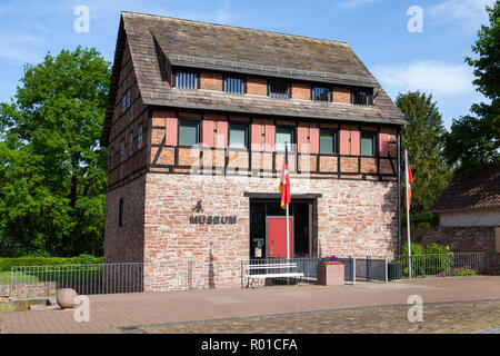 Il barone Muenchhausen museum, Bodenwerder, Weserbergland, Bassa Sassonia, Germania, Europa Foto Stock