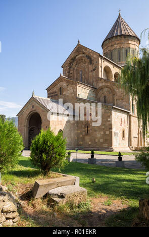 Svetitskhoveli antica cattedrale ortodossa, Mtskheta, Georgia Foto Stock