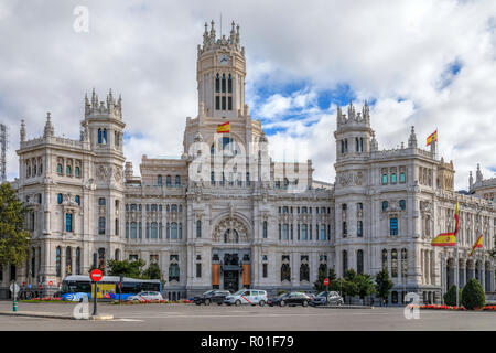 Madrid, Palacio de Comunicaciones, Spagna, Europa Foto Stock