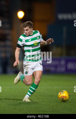 Kilmac Stadium, Dundee, Regno Unito. 31 ott 2018. Ladbrokes Premiership, Dundee versus Celtic; James Forrest celtico di credito: Azione Sport Plus/Alamy Live News Foto Stock