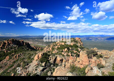 Rocher de Roquebrune sur Argens, 83, Var, Cote d'azur, PACA, Foto Stock