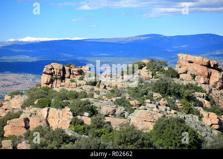 Rocher de Roquebrune sur Argens, 83, Var, Cote d'azur, PACA, Foto Stock