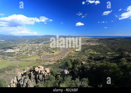 Rocher de Roquebrune sur Argens, 83, Var, Cote d'azur, PACA, Foto Stock