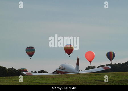 Statesville, NC Hot Air Balloon Festival Foto Stock