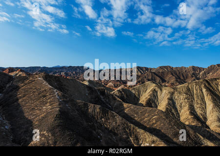 Danxia rilievi in Zhangye, Cina. La natura e la bellezza Foto Stock