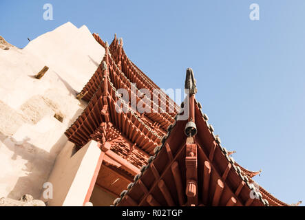 Le grotte di Mogao a Dunhuang, Cina. Asian, antica Foto Stock