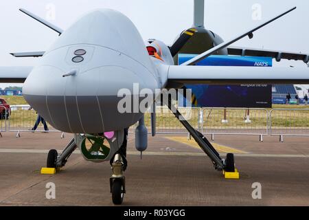 General Atomics MQ-9B Sky guardian UAV al 2018 Royal International Air Tattoo Foto Stock