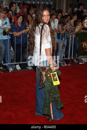 Q'orianka Kilcher arrivando a i pirati dei Caraibi Premiere - uomo morto - Torace a Disneyland a Los Angeles. Giugno 24, 2006.QOriankaKilcher115 Red Carpet Event, verticale, STATI UNITI D'AMERICA, industria cinematografica, celebrità, fotografia, Bestof, arte cultura e intrattenimento, Topix celebrità moda / Verticale, meglio di, evento nella vita di Hollywood - California, moquette rossa e dietro le quinte, USA, industria cinematografica, celebrità, movie celebrità, personaggi televisivi, musica celebrità, fotografia, Bestof, arte cultura e intrattenimento, Topix, verticale, una persona, dall'anno , 2006, inchiesta tsuni@Gamma-USA.com Foto Stock