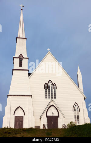 Santi Pietro e Paolo Chiesa cattolica romana in King's Cove. King's Cove, Terranova e Labrador, Canada. Foto Stock