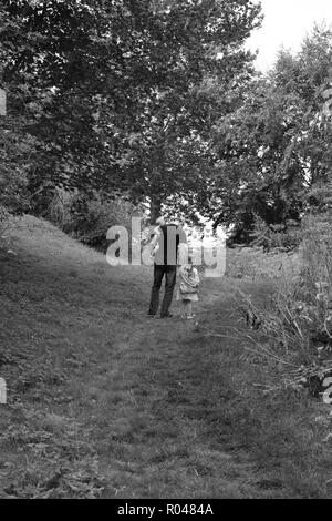 Preziosa padre figlia del tempo Foto Stock