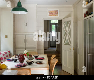 Sala da pranzo in stile country kitchen Foto Stock