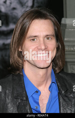 Jim Carrey 02/13/07 il numero 23 @ Orpheum Theatre di Los Angeles foto di Giu Matsuda/HNW / PictureLux (13 febbraio 2007) Riferimento File # 33689 289HNWPLX Foto Stock