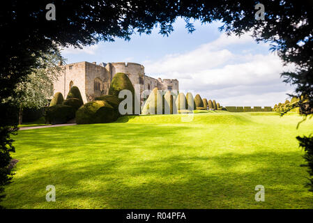Chirk Castle, vicino a Wrexham, il Galles del Nord, Regno Unito, Europa Foto Stock