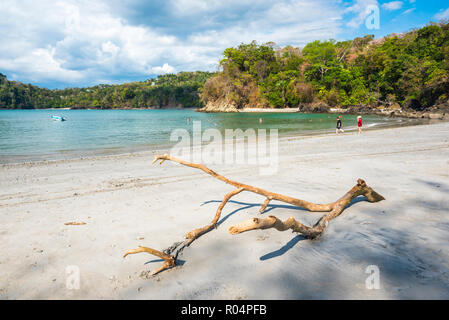 Playa Biesanz Beach, Manuel Antonio, Quepos, Pacific Coast, Costa Rica, America Centrale Foto Stock