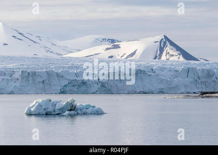 Hornsund, un sistema fiordo sulla costa occidentale di Spitsbergen, arcipelago delle Svalbard, artiche, Norvegia, Europa Foto Stock