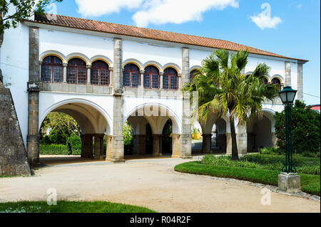 Galeria das Damas (Ladies Gallery), Don Manuel Royal Palace e Giardino Pubblico Merendas, Evora, Alentejo, Portogallo, Europa Foto Stock