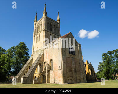 Pershore Abbey, Pershore, Worcestershire, England, Regno Unito, Europa Foto Stock