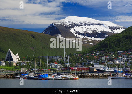 Cattedrale Artica, Tromso City, Tromsoya Isola, Troms County, Norvegia, Scandinavia, Europa Foto Stock