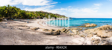 Montezuma Beach, Nicoya peninsula, Puntarenas, Costa Rica, America Centrale Foto Stock