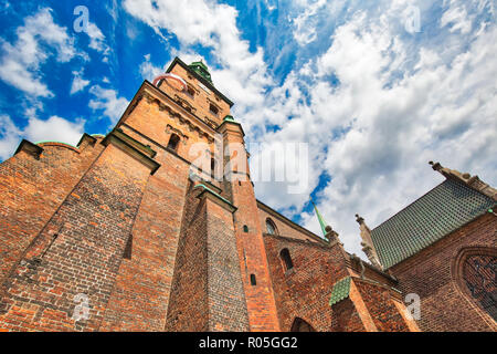 Copenaghen, la chiesa di San Nicola (Kunsthallen Nikolaj) Foto Stock