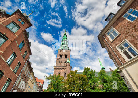 Copenaghen, la chiesa di San Nicola (Kunsthallen Nikolaj) Foto Stock