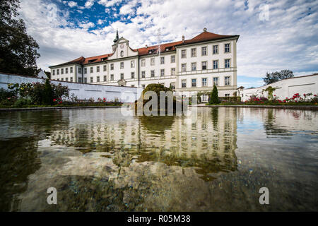 Abbey Schäftlarn, Germania, Europa. Foto Stock