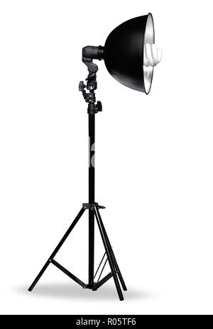 Photostudio luce lampada in tela due lati illuminano Foto Stock