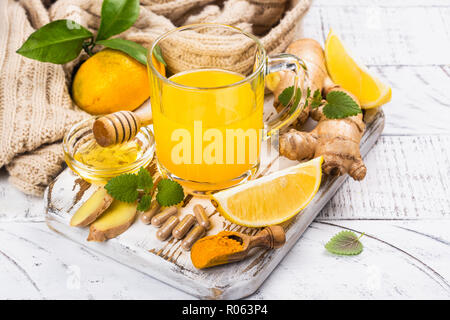 Holiday pre-detox bevanda Foto Stock