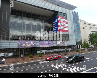 NEWSEUM a 555 Pennsylvania Avenue NW, Washington, D.C. Foto: Tony Gale Foto Stock