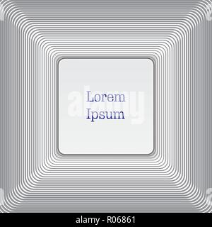 Abstract sfondo con linee. I cerchi colorati con posto per il testo su sfondo bianco. Illustrazione Vettoriale