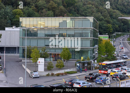 Lugano, Svizzera - 21 Settembre 2017: Swiss National Supercomputing centre a Lugano in Svizzera Foto Stock