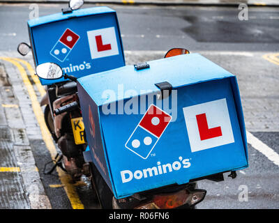 Domino's Pizza consegna biciclette Foto Stock