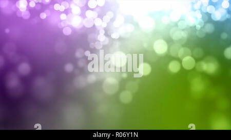 3D rendering sfocatura della luce di punti luce per lo sfondo. Abstract bokeh sfondo luci Foto Stock