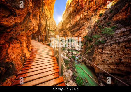 El Caminito del Rey Foto Stock