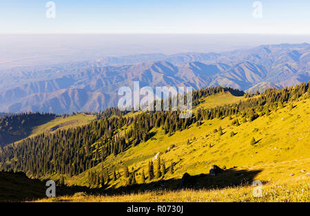 In Asia centrale, Kazakistan, Almaty, Ile Alatau Parco Nazionale Foto Stock