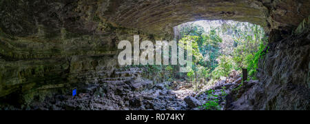 Grande Caverna del Indio nei pressi di San Gil e Barichara, Santander, Colombia Foto Stock