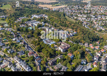 Vista aerea, Panoramica Volmarstein, Volmarstein Fondazione protestante, Hartmannstraße, Johanna Helenen Haus, Haus Magdalena Haus Bethanien, Volmarstein Foto Stock