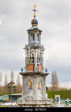 Il Madurodam, Holland Park in miniatura e di attrazione turistica in Aia, Paesi Bassi Foto Stock