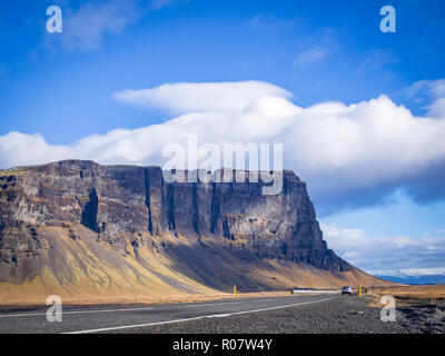 Il numero uno su strada (rotta uno) in Islanda Foto Stock