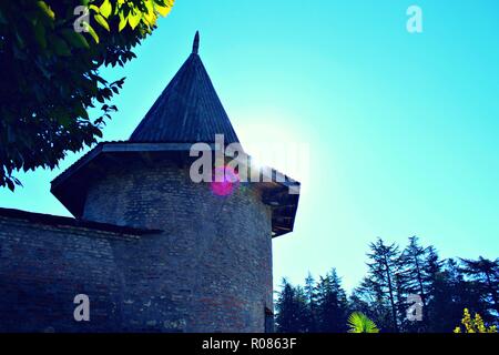 Torre a palazzo Dadiani in Zugdidi Foto Stock