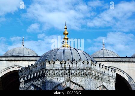 La moschea blu (Sultan Ahmed) ad Istanbul in Turchia Foto Stock