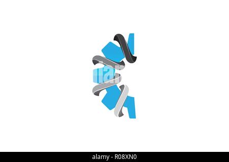 Lettera c ingranaggio logo design ispirazione Illustrazione Vettoriale
